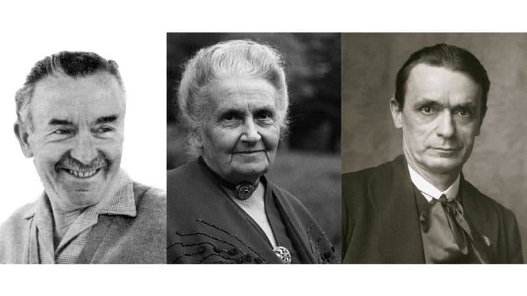 Portrait en noir et blanc de Célestin Freinet pédagogue français