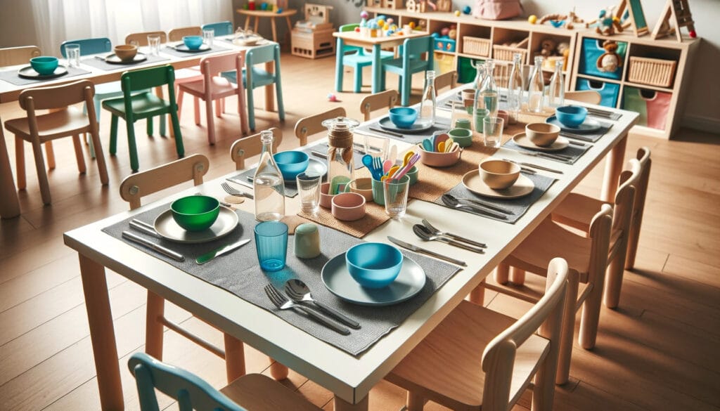 Sorrisini Set Vaisselle Enfants Lilo & Stitch - Assiettes Et Couverts Inox Pour Bébé