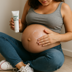 Vêtements adaptés, crème anti-vergeture... On vous liste les indispensables de la grossesse.