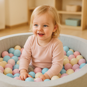 Quel enfant n'aime pas se plonger dans une piscine à balles ?