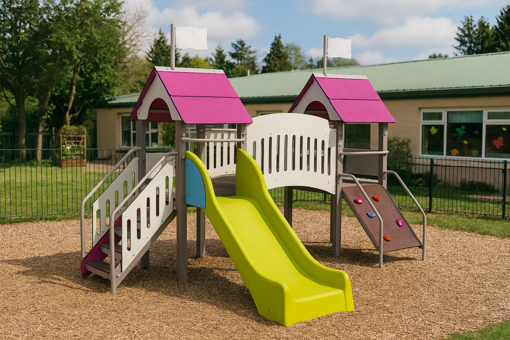 Les aires de jeux extérieures en crèche sont indispensables au développement des tout-petits. Elles favorisent la motricité grâce aux modules à grimper, stimulent les sens avec des éléments naturels, et encouragent l’autonomie ainsi que la socialisation. En lien avec la nature, ces espaces sécurisés offrent un cadre idéal pour l’éveil global et le bien-être des enfants dès le plus jeune âge.