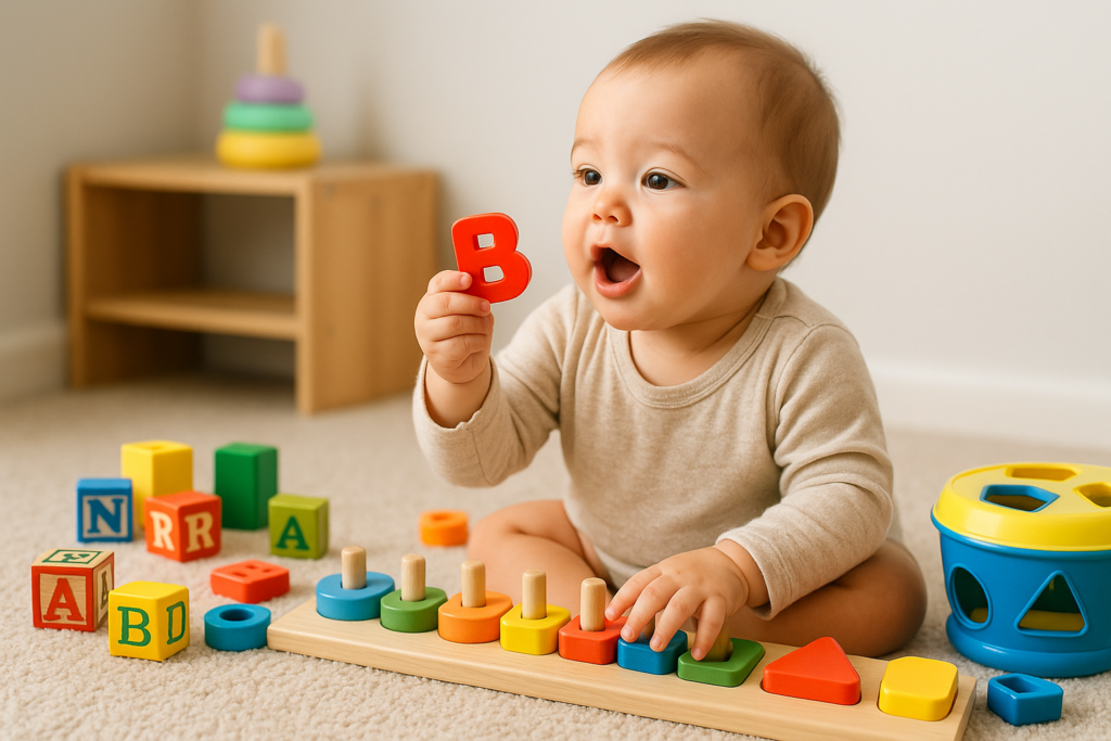 Avant même de parler, bébé apprend déjà à communiquer. À travers les gestes, les sons et vos échanges du quotidien, vous l’aidez à construire son langage. Découvrez nos astuces simples pour l’accompagner dans ses premières découvertes linguistiques, dès la maison jusqu’à la crèche !