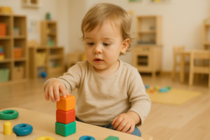 La période d’adaptation en crèche est une étape clé pour que l’enfant découvre son nouvel environnement en douceur. Elle permet à l’enfant de s’habituer progressivement aux lieux, aux adultes et aux autres enfants, tout en rassurant les parents. Ce temps d’accueil favorise la confiance, l’attachement et le bien-être de tous, posant ainsi les bases d’une expérience positive en crèche.