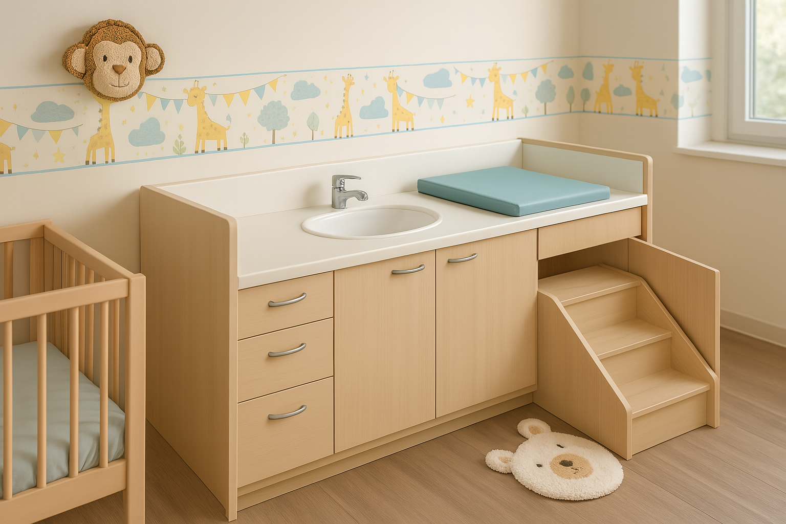 Ergonomiques, sécurisés, 100 % personnalisables : les meubles à langer Papouille s’adaptent aux besoins des crèches et des pros du quotidien. Fabriqués en France, ils allient hygiène, durabilité et confort d’utilisation. Un vrai plus pour le bien-être des enfants… et le dos du personnel !