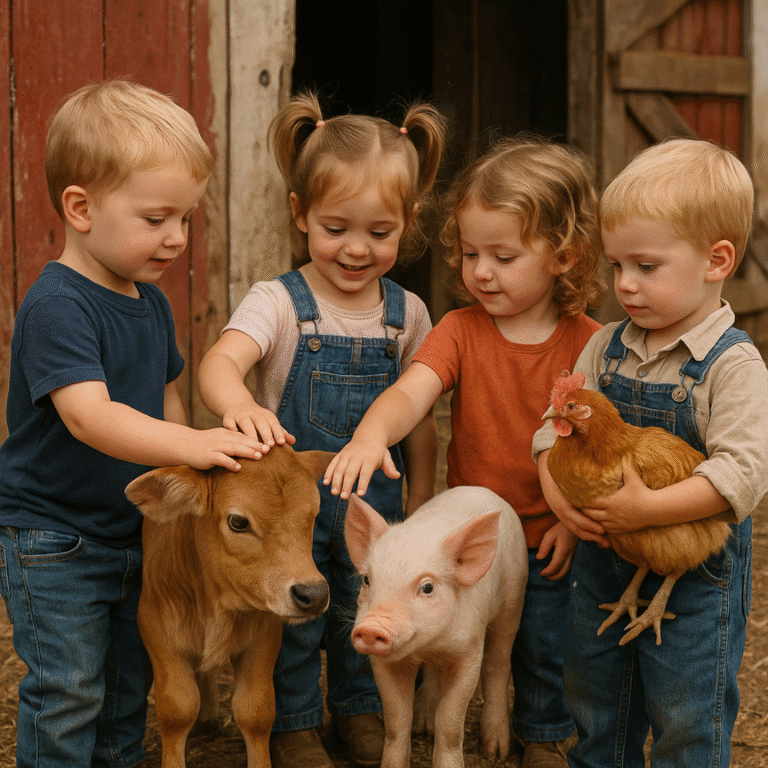 Les fermes pédagogiques proposent des visites. C'est l'idéal pour découvrir les animaux, les produits locaux, les légumes et la nature.
