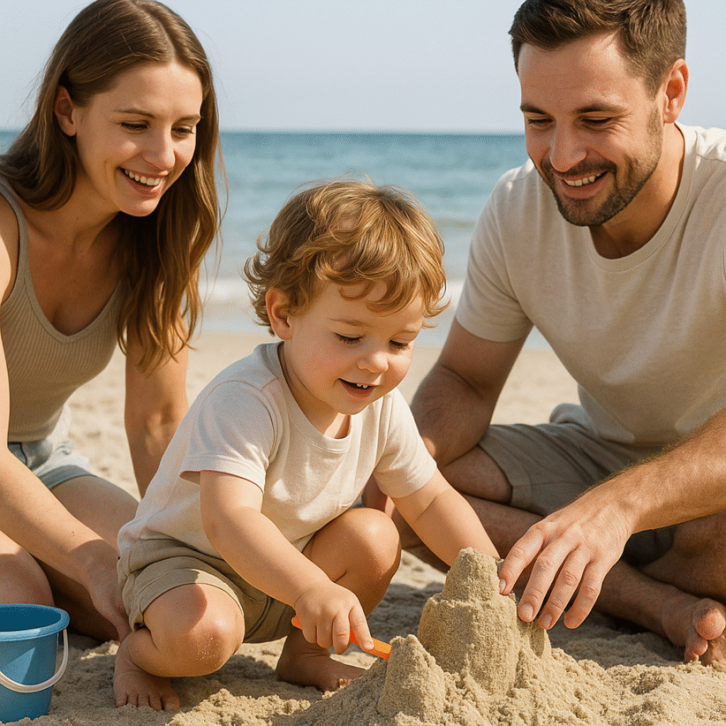 On vous propose des idées d'activités pour la plage avec bébé.