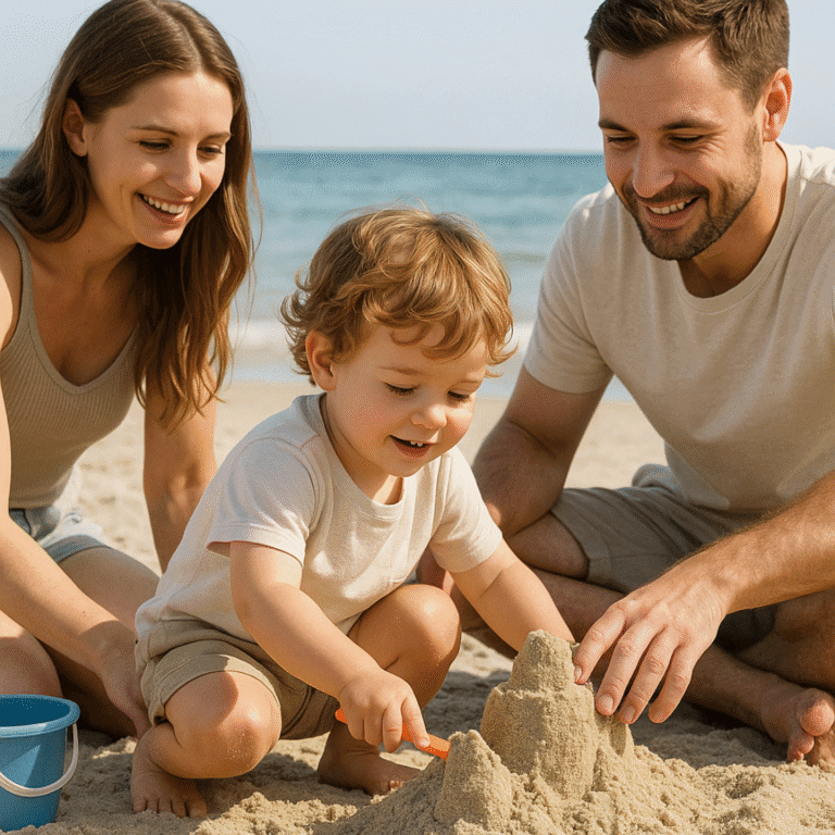 On vous propose des idées d'activités pour la plage avec bébé.