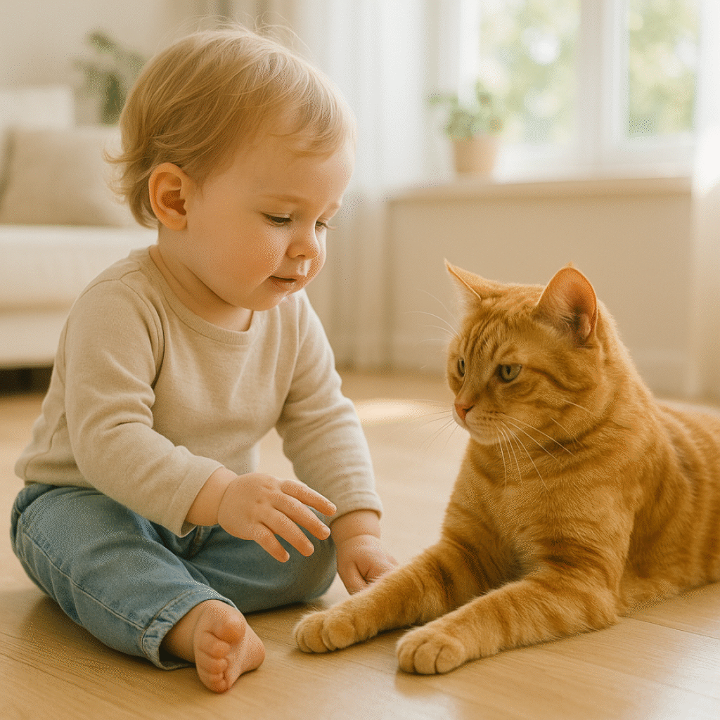 Les chats et chiens sont aussi des maîtres d'apprentissage de nos enfants.