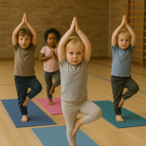 Le yoga peut aussi être accessible aux enfants.