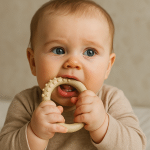 Bébé fait ses dents. On vous donne quelques conseils pour calmer la douleur.