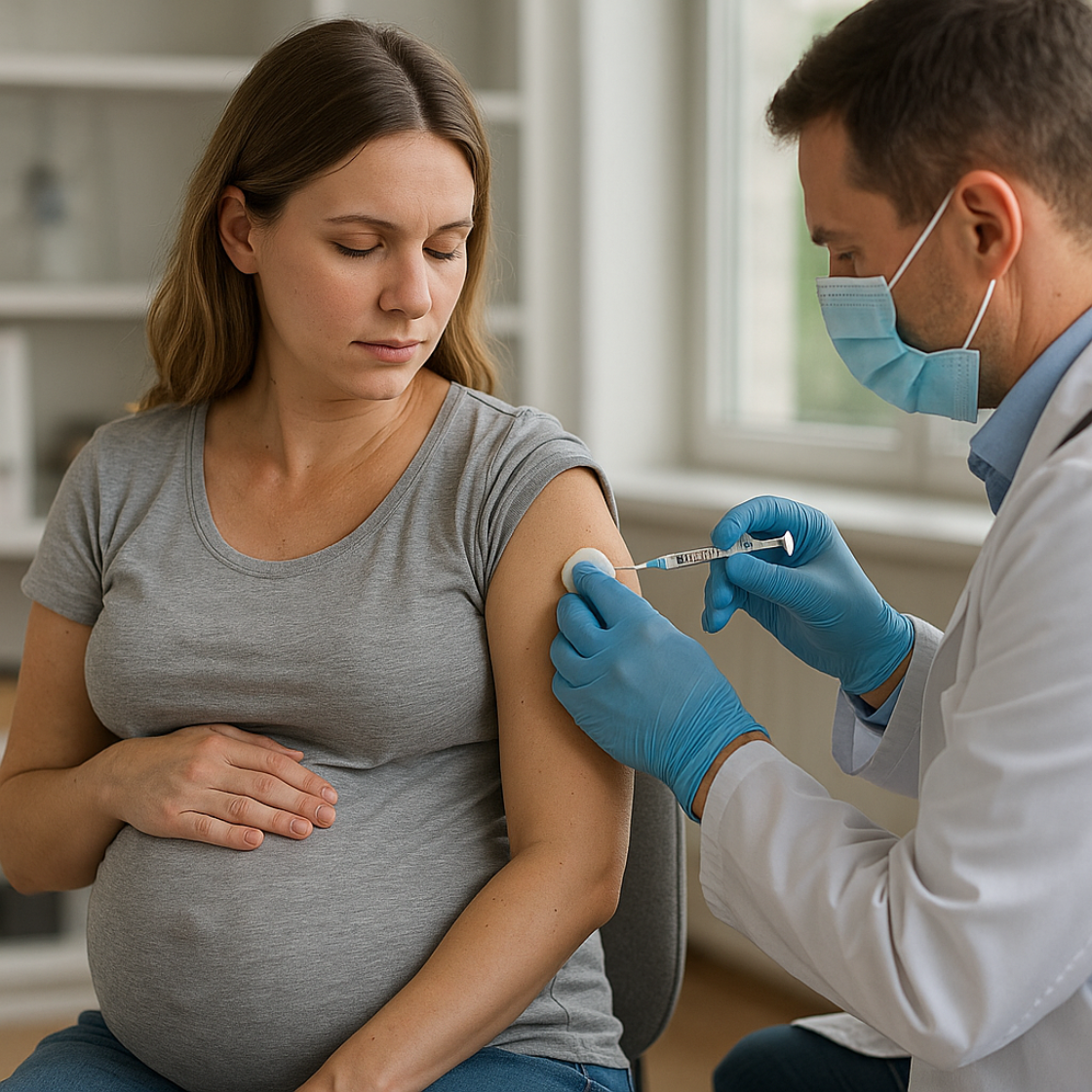 La vaccination de la future maman pendant la grossesse est importante pour la santé du bébé à naître.