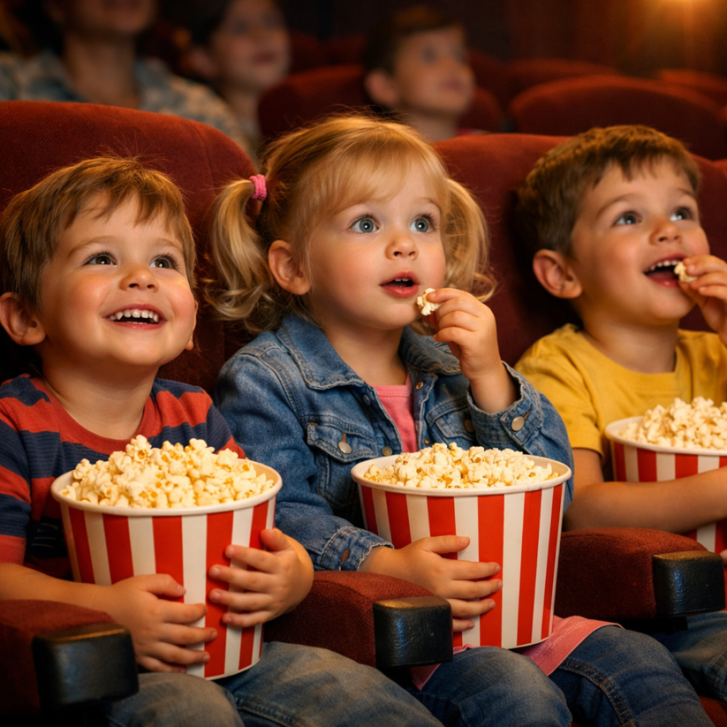Le premier ciné de bébé