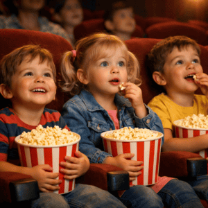 Le premier ciné de bébé
