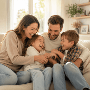 Rire en famille
