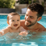Se baigner avec bébé : quels sont les bons réflexes Baignade avec bébé