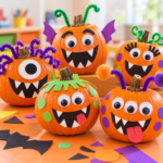 Citrouilles monstres d’Halloween créatives